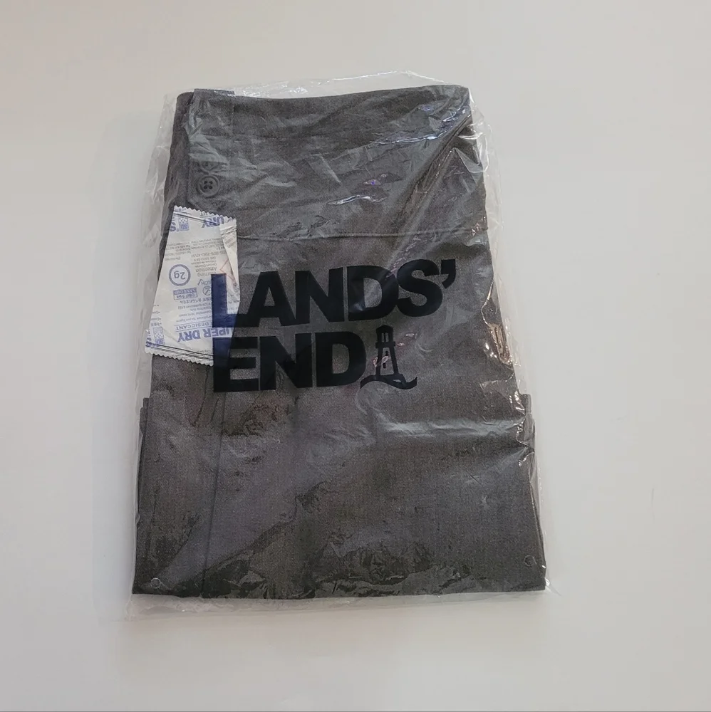 Land's End Girls Tab Front Pleated Top of Knee Skirt- Girls Size 10 - Picture 6 of 9